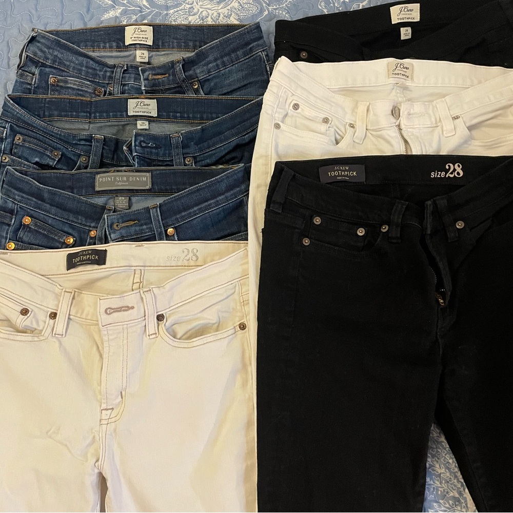 J Crew toothpick jeans